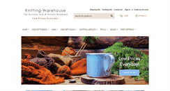 Desktop Screenshot of knitting-warehouse.com