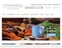Tablet Screenshot of knitting-warehouse.com